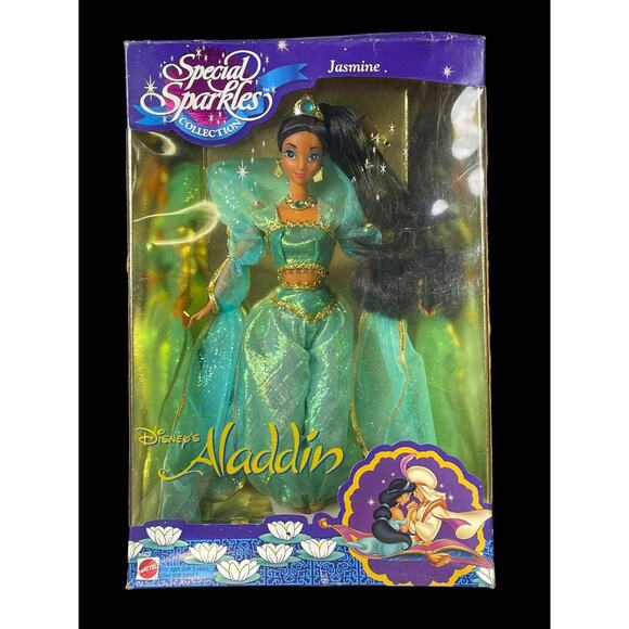 1994 Mattel Barbie as Jasmine Disney’s Aladdin Special Sparkles Collection Doll - Picture 1 of 7